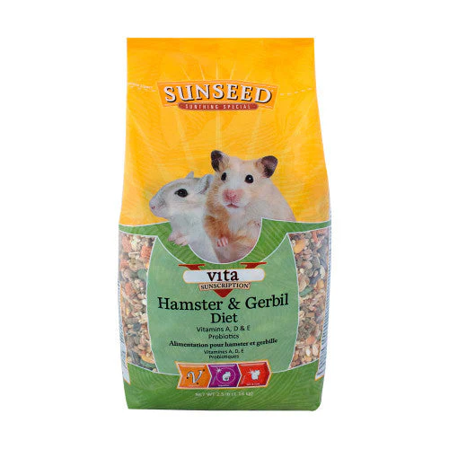 Sun Seed Vita Sunscription Hamster and Gerbil Dry Food 2.5 lb - Image 2