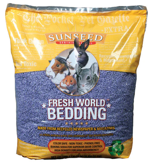 Sun Seed Fresh World Bedding for Small Animals Purple 2130 cu in - Image 2
