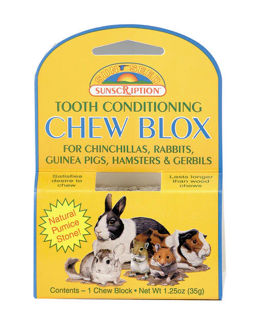 Sun Seed Supplement Chew Blox for Small Animals White 1 Pack - Image 2