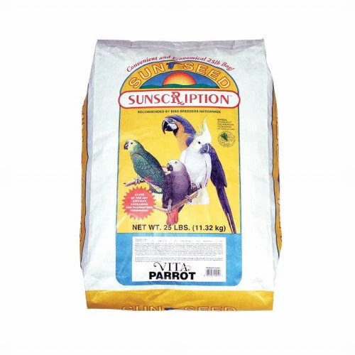 Sun Seed Vita Sunscription Parrot Diet Bird Food 25 lb (D) - Image 2