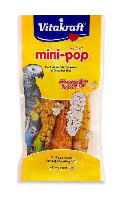 Vitakraft Mini-Pop Corn Cob Bird Treat 6 oz 4 Count - Image 2