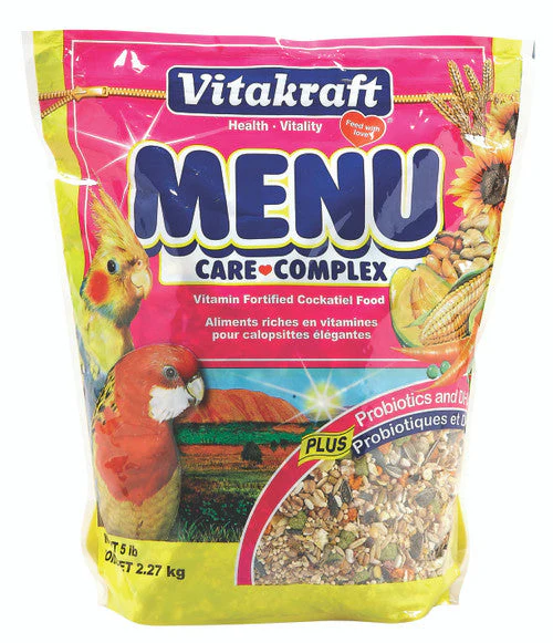 Vitakraft Menu Cockatiel Food 5 lb - Image 2