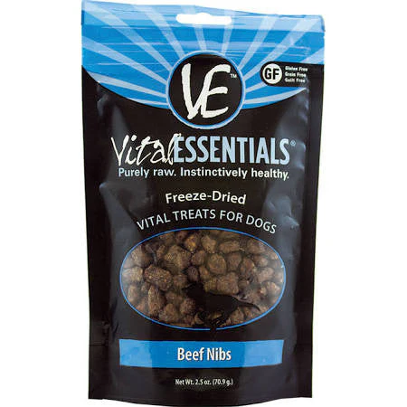 VITAL DOG FREEZE DRIED TREAT NIBS BF 2.5OZ - Image 2