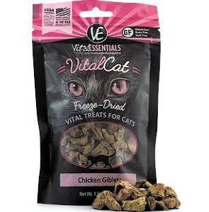 VITAL CAT FREEZE DRIED TREAT CKN GBLT 1OZ
