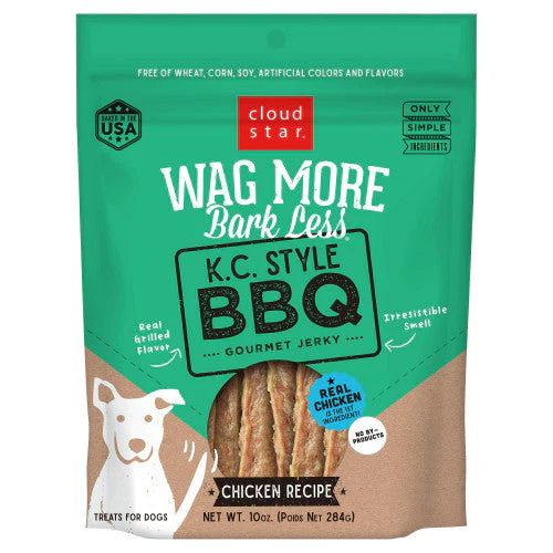 Wag More Bark Less Kansas City Style BBQ Chicken Grilled Jerky 10 oz - Image 2