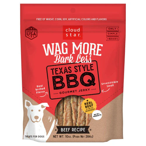 Wag More Bark Less Texas Style BBQ Beef Grilled Jerky 10 oz - Image 2