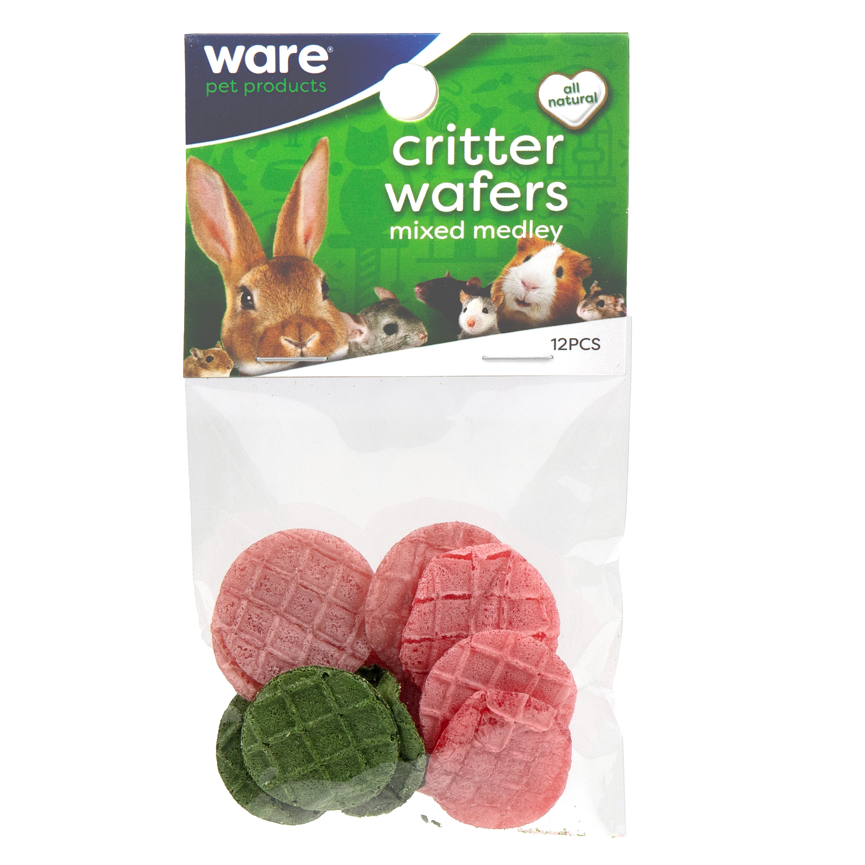 Ware Pet Products Critter Wafer Mixed Medley Small Animal Chew Treat