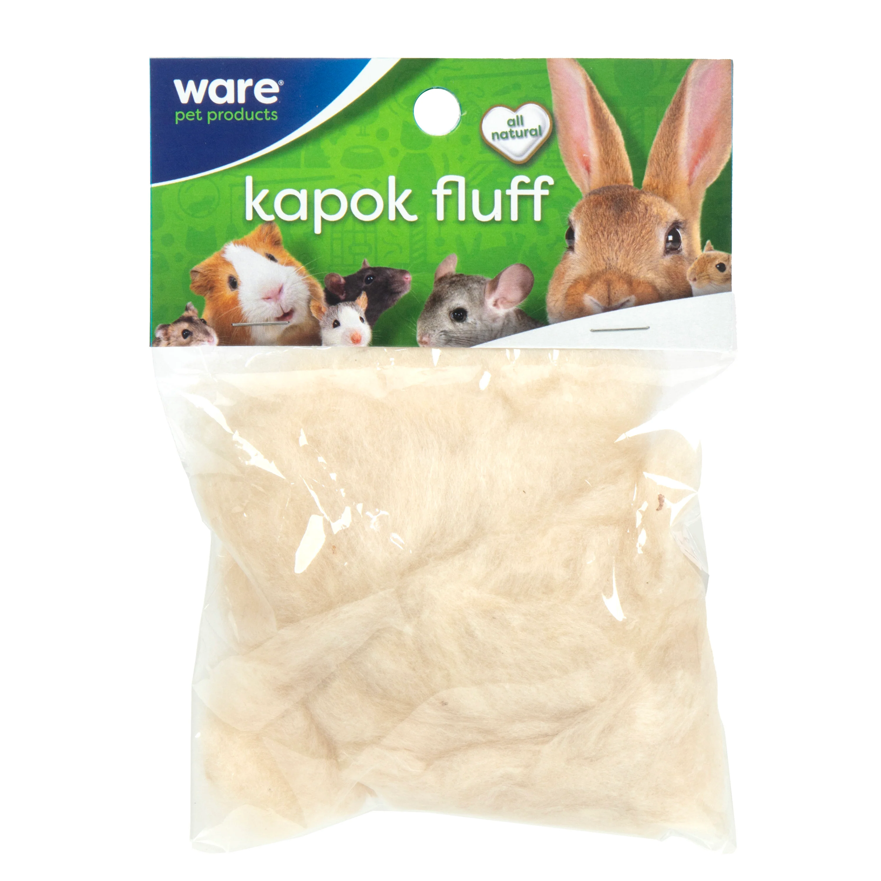 Ware Pet Products Kapok Fluff Small Animal Bedding 2 oz