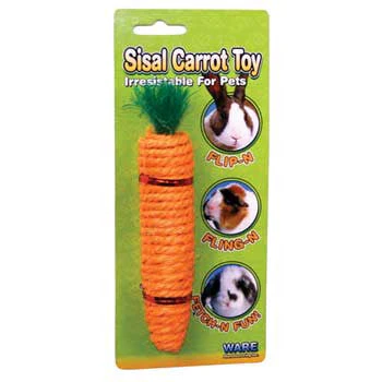 Ware Sisal Carrot Toy Small {L+1} 911219