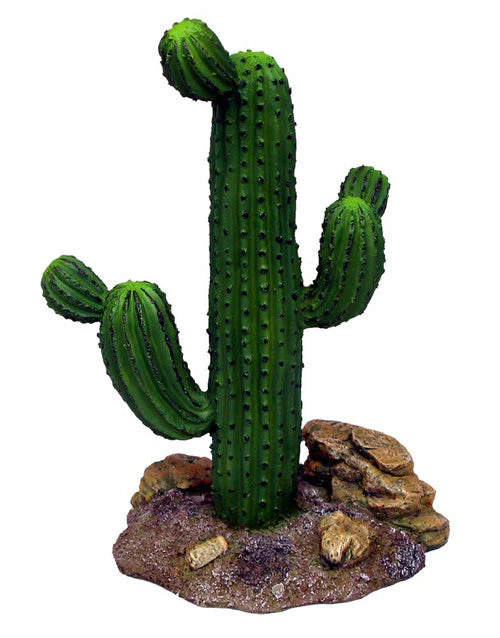 Weco Wecorama Badlands Saguaro Cactus Terrarium Ornament Brown, Green 9 in Tall - Image 2