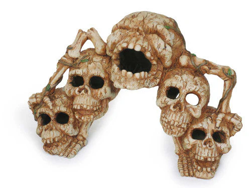 Weco Wecorama Catacombs Skull Bridge Aquarium Ornament Brown - Image 2