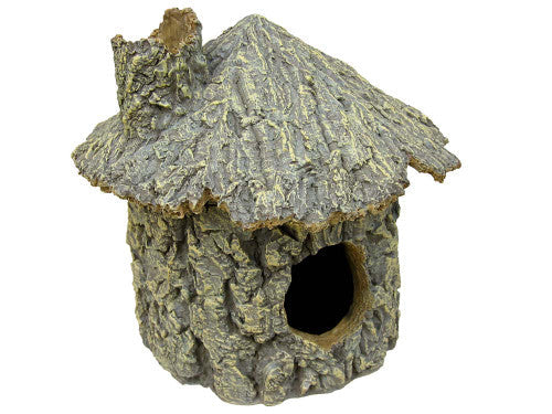 Weco Wecorama Sleepy Hollows Green Pine Hut Terrarium Ornament Green - Image 2
