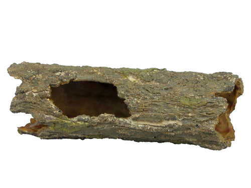Weco Wecorama Sleepy Hollows Mossy Log Terrarium Ornament with Hollow Brown/Green LG - Image 2