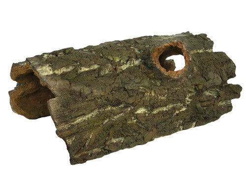 Weco Wecorama Sleepy Hollows Silver Pine Bark Lodge Terrarium Ornament Brown/Green XL - Image 2