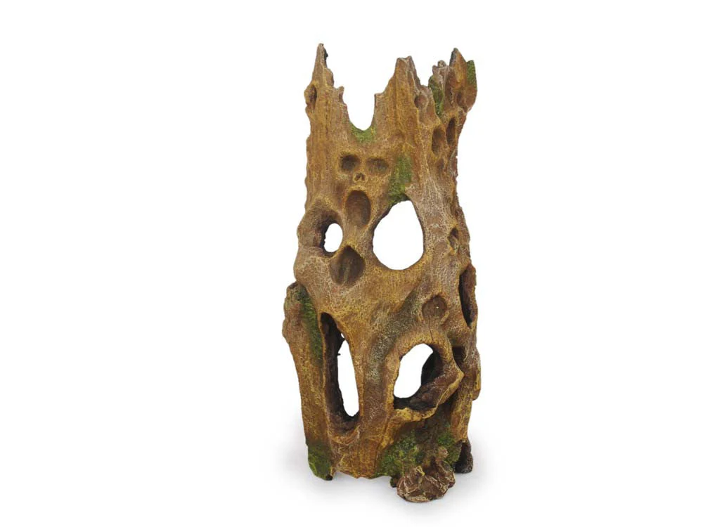 Weco Wecorama Sleepy Hollows Wicked Bark Terrarium Ornament Brown/Green LG