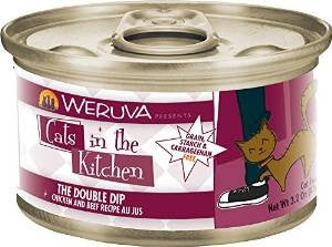 Weruva Chicken & Beef Recipe Au Jus Cans The Double Dip Cat 24/3.2oz. {L-x} 784089