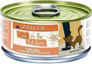 Weruva Fowl Ball Chicken & Turkey Recipe Au Jus Cans Cat 24/6.0oz. {L-x} 784095 - Image 2