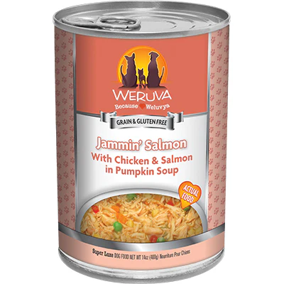 Weruva Jammin' Salmon Can Dog 14oz / 12pk {L-x}