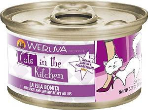 Weruva Mackerel & Shrimp Recipe Au Jus Cans La Isla Bonita Cat 24/3.2oz. {L-x} 784081