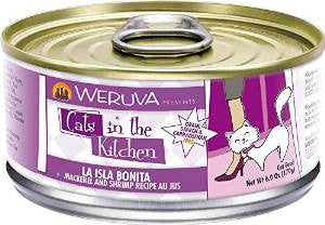 Weruva Mackerel & Shrimp Recipe Au Jus Cans La Isla Bonita Cat 24/6.0oz. {L-x} 784091 - Image 2