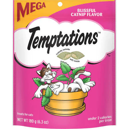 Whiskas Temptations Mega Blissful Catnip Cat Treats 10/5.5Z {L-1}798112