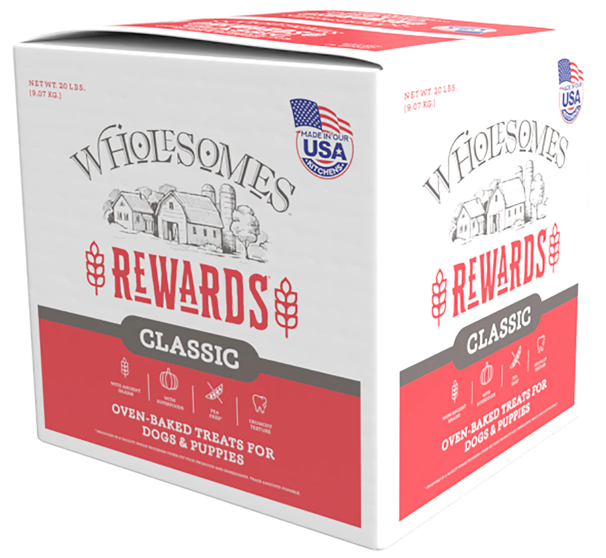 Wholesomes Rewards Biscuit Dog Treats Variety Variety Medium, 20 lb
