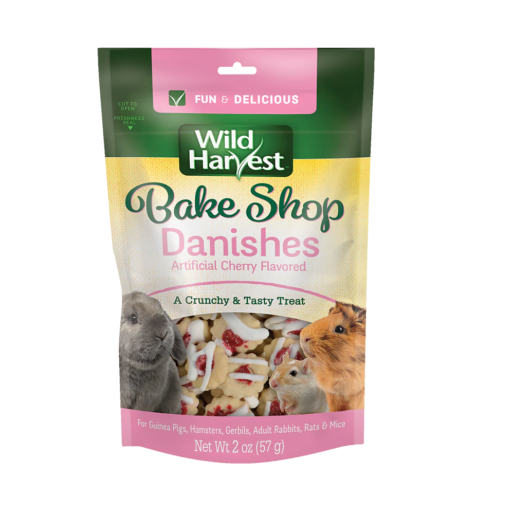 Wild Harvest Bakeshop Danishes Small Animal Treat Cherry 2 oz