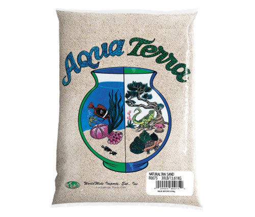 Aqua Terra Aquarium Sand Natural Tan 6/5 lb - Image 2