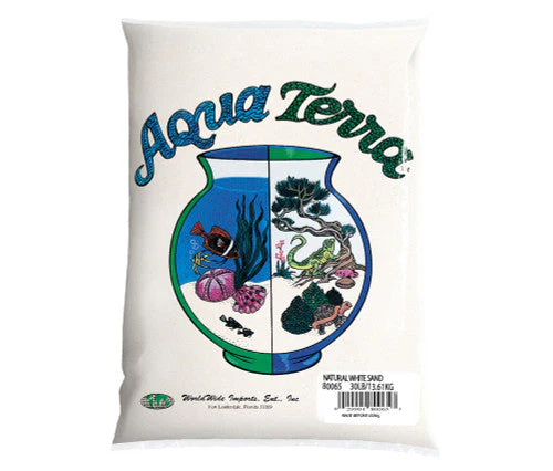 Aqua Terra Aquarium Sand Natural White 6/5 lb - Image 2