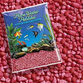 World Wide Imports Pure Water Pebbles Premium Fresh Water Substrates Currant Red 25lb {L-2} - Image 2
