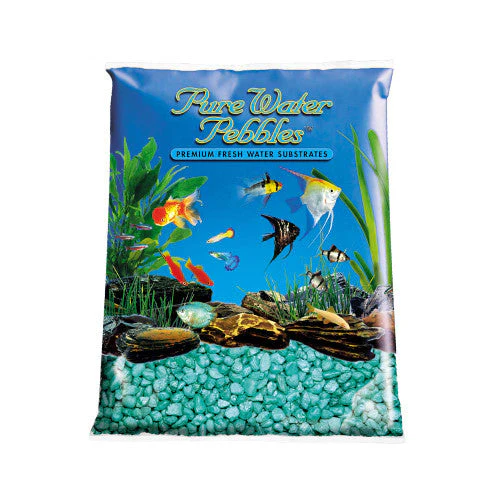 Pure Water Pebbles Premium Fresh Water Frosted Aquarium Gravel Emerald Green 6/5 lb - Image 2
