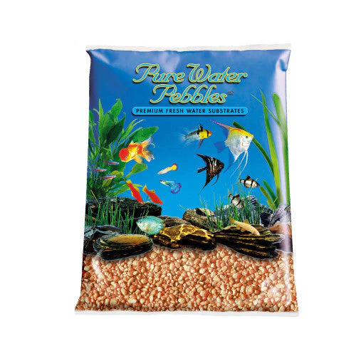 Pure Water Pebbles Premium Fresh Water Coated Aquarium Gravel Neon Pink 6/5 lb - Image 2