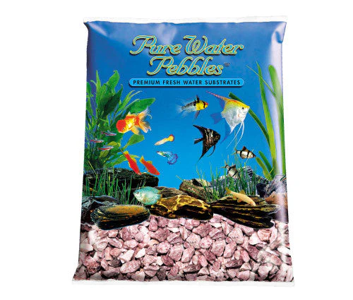 Pure Water Pebbles Premium Fresh Water Natural Aquarium Gravel Pink Flamingo 6/5 lb - Image 2