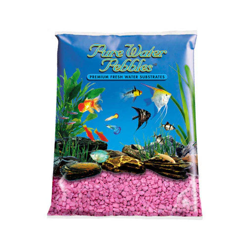 Pure Water Pebbles Premium Fresh Water Coated Aquarium Gravel Primrose Ping 6/5 lb - Image 2