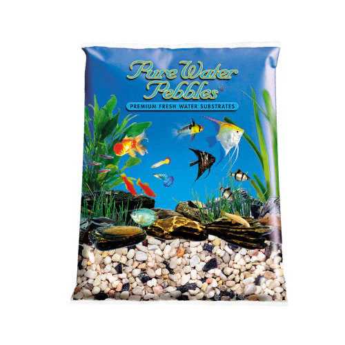 Pure Water Pebbles Premium Fresh Water Rainbow Gems Natural Aquarium Gravel 2/25 lb - Image 2