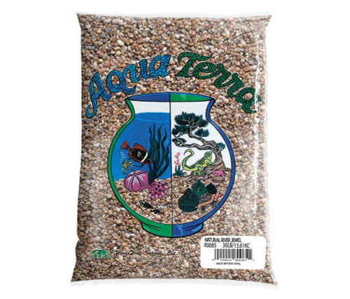 Aqua Terra Premium Fresh Water River Jewels Aquarium Gravel 6/5 lb - Image 2