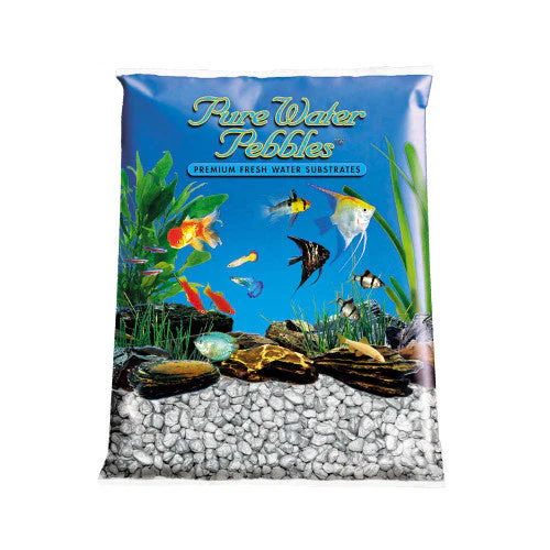 Pure Water Pebbles Premium Fresh Water Frosted Aquarium Gravel Silver 6/5 lb - Image 2