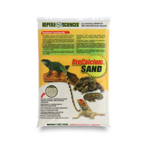 Reptil Sciences ProCalcium Terrarium Sand Natural White 4/10 lb - Image 2