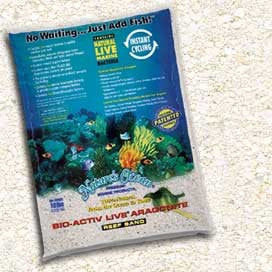 Nature's Ocean Bio-Activ Live Sand Nature's White #1   4/10lb{L-1}029623