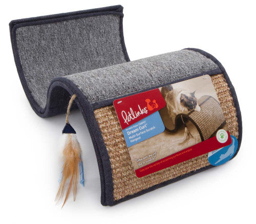 Petlinks Dream Curl Denim Cat Scratcher Assorted - Image 2