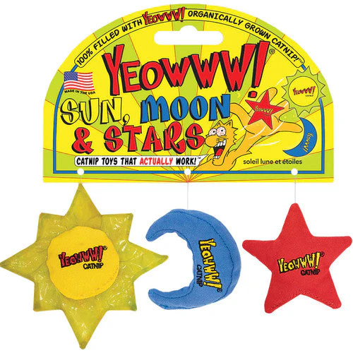 Yeow C Catnp Sun Moon Star 3pk Yeowww! 2 Each Per Case - Image 2