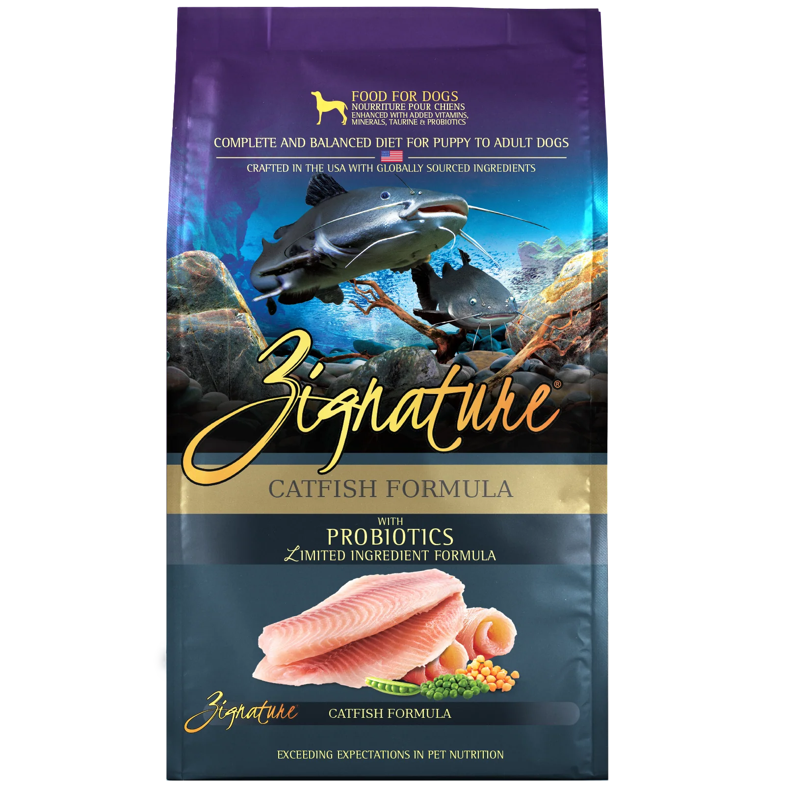 Zignature Catfish Formula Dog Food 4 lb