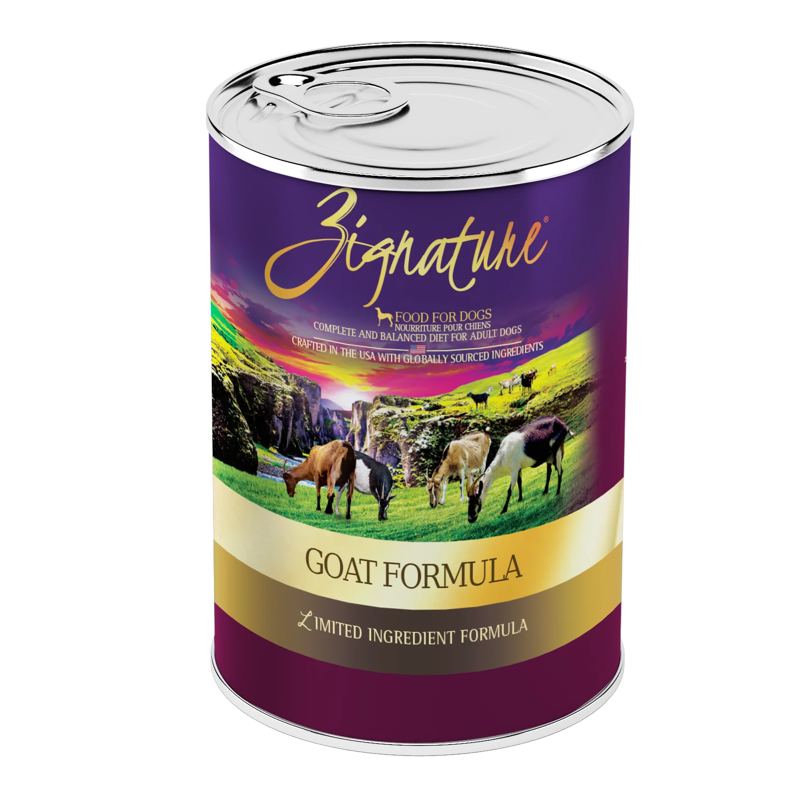 Zignature Goat Formula Dog Food 12/13 oz