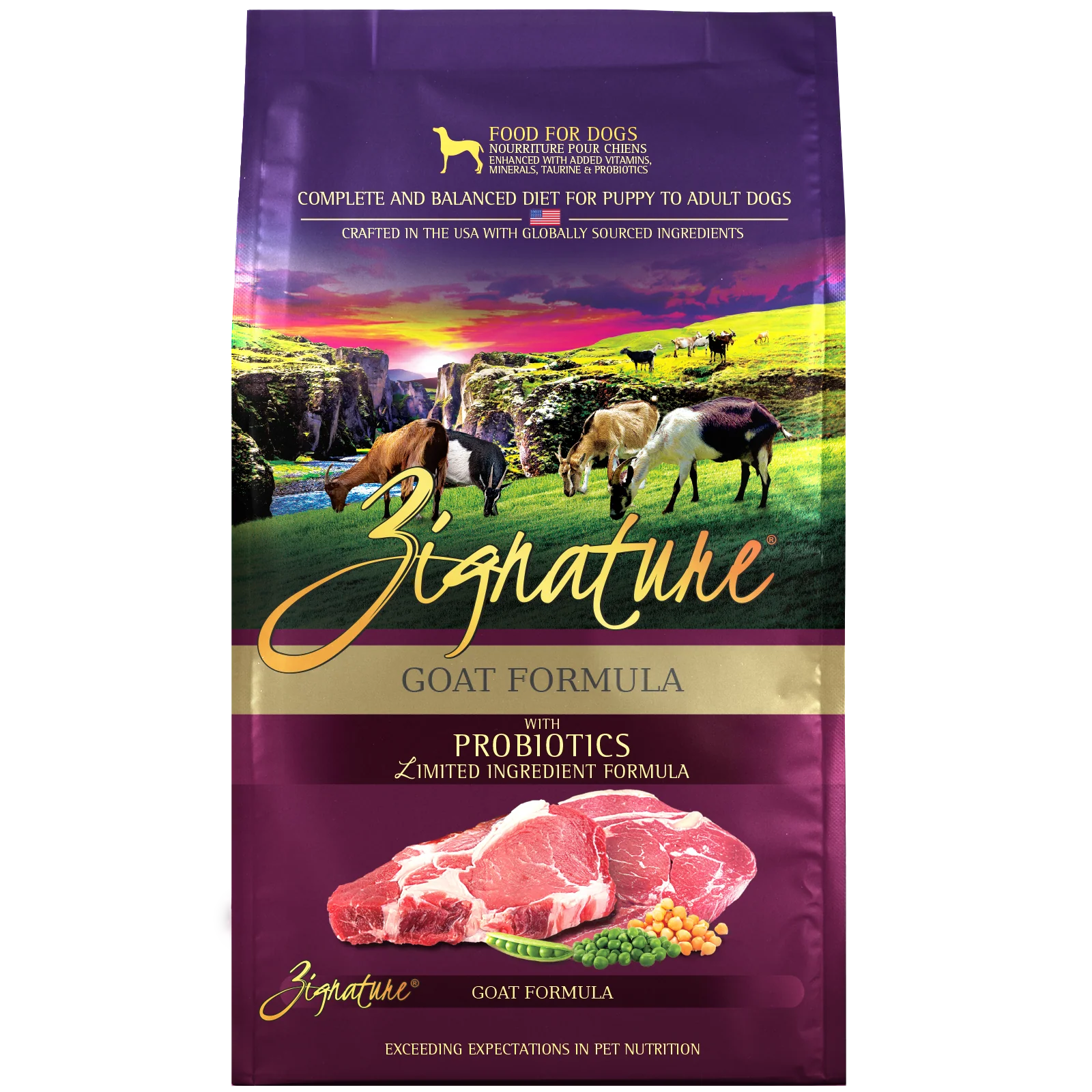 Zignature Goat Formula Dog Food 4 lb
