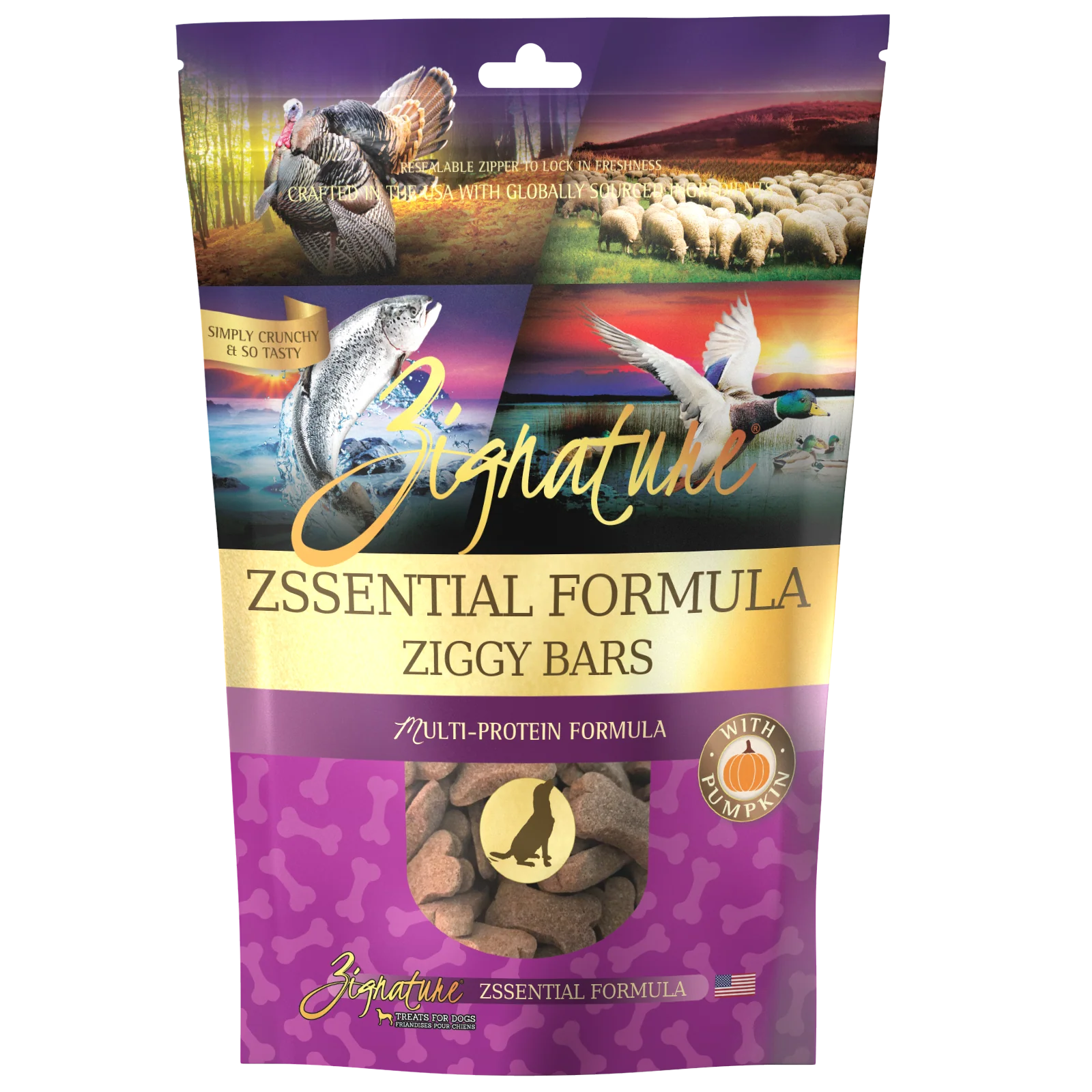 Zignature Zssential Formula Biscuit Treats for DogĀ 12 ozĀ