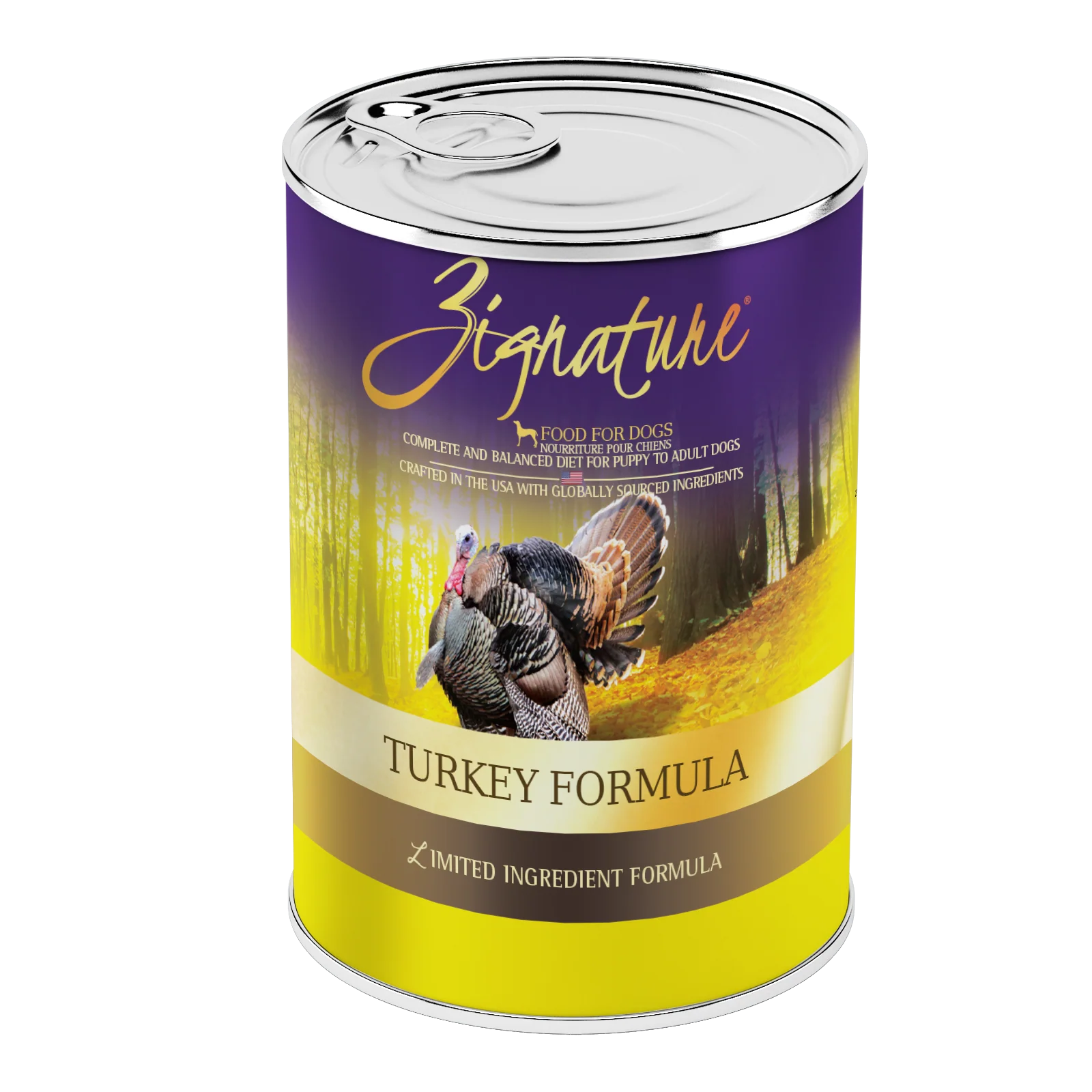 Zignature Turkey Formula Dog Food 12/13 oz