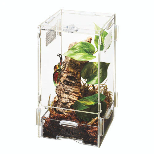 Zilla Micro Habitat Terrariums with Locking Latch Arboreal, Small - Image 2