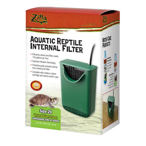 Zilla Aquatic Reptile Internal Filter, 20 Gallons - Image 2