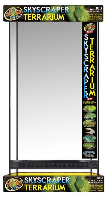 Zoo Med Skyscraper Terrarium Black, Clear 36 in SD-3 - Image 2