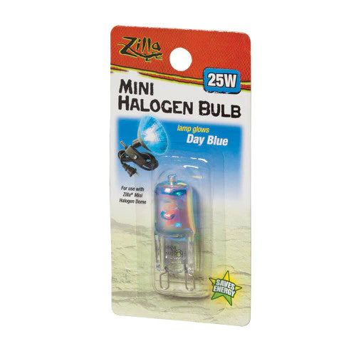 Zilla Light & Heat Mini Halogen Bulbs Day Blue 25 Watts (D) - Image 2